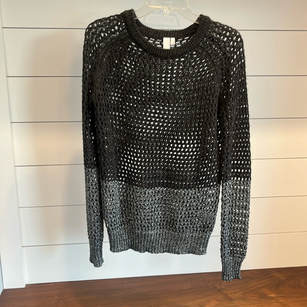 Gray & Silver sweater